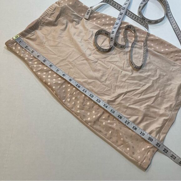 Assets by Spanx Tan/Nude Slip High Waist Polka Dot, Size L - Picture 7 of 7